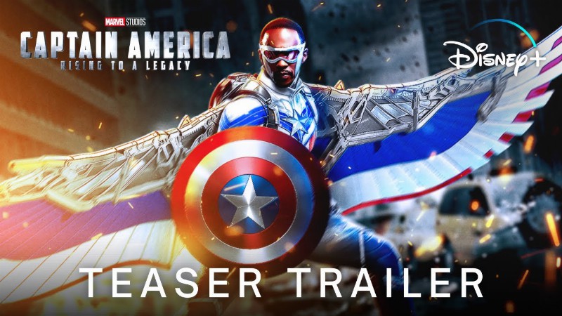 Captain America 4 - Teaser Trailer (2023) Marvel Studios & Disney+ Anthony Mackie Movie
