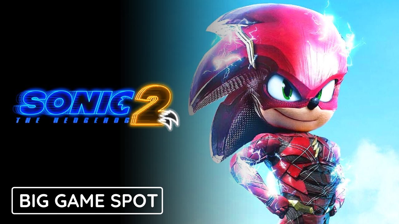 Sonic The Hedgehog 2 - 'big Game Spot' Trailer (2022) Ben Schwartz Idris Elba Jim Carrey Movie